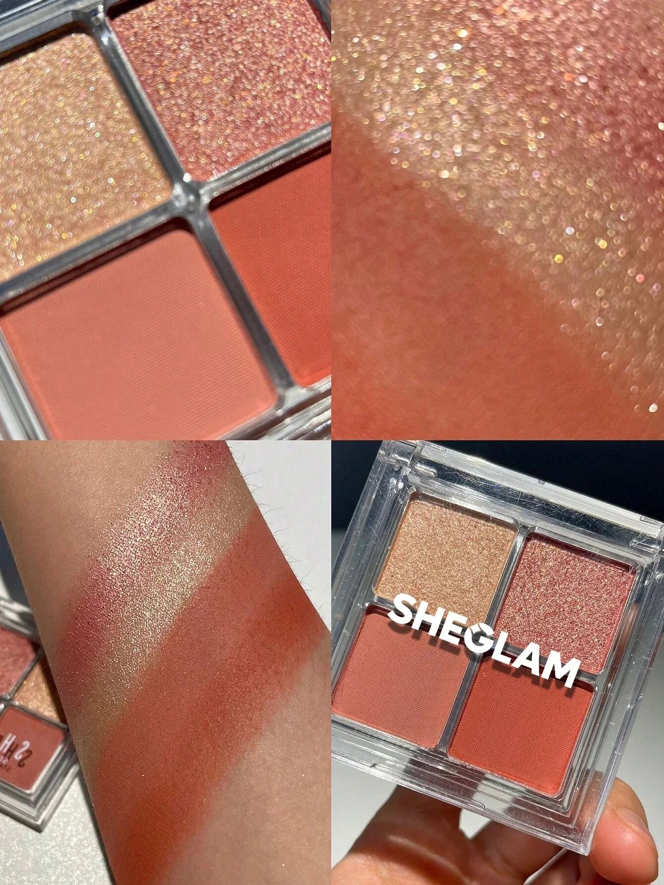 SHEGLAM Cosmic Crystal Eyeshadow Quad - Charm School_4