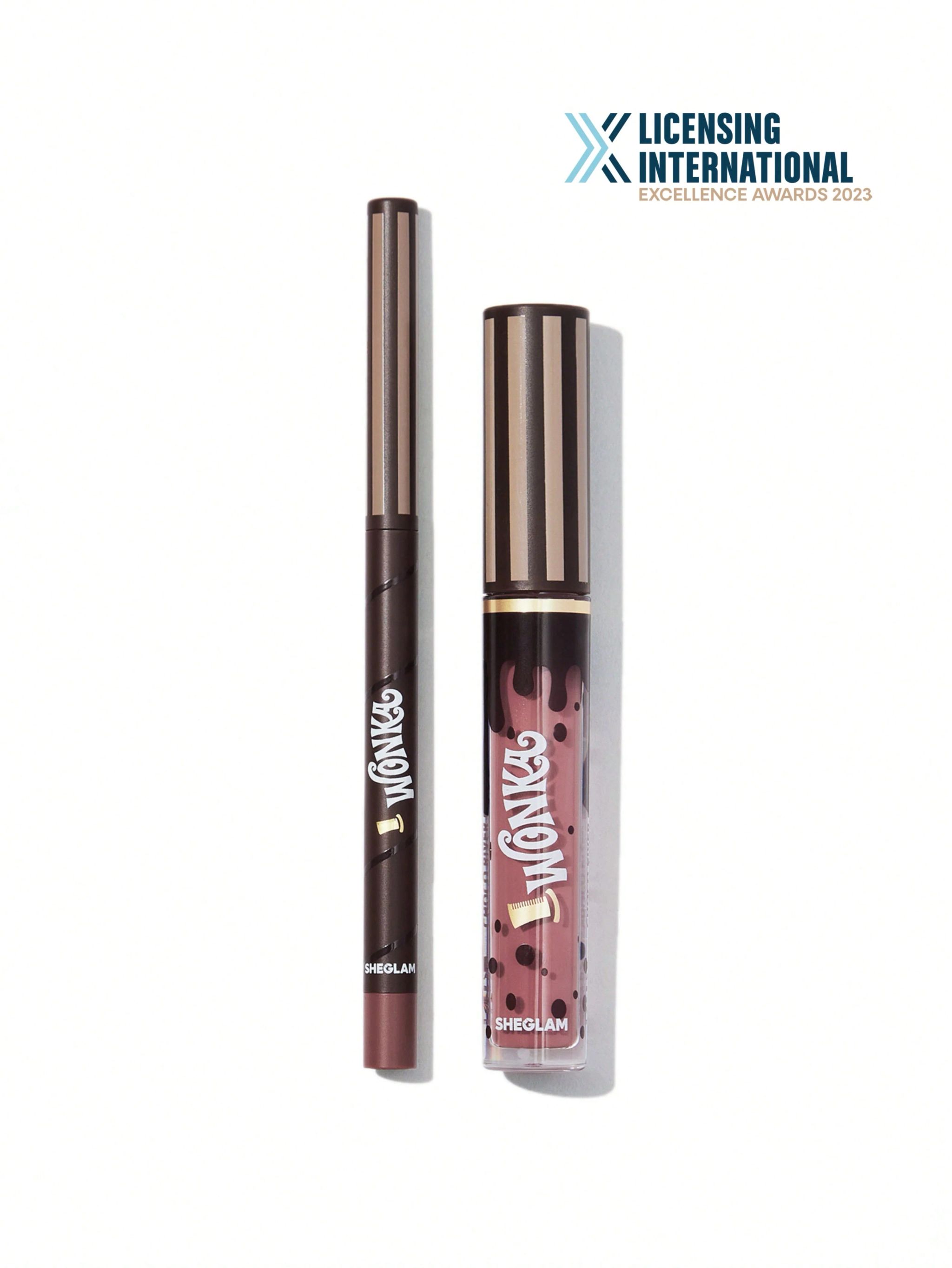 SHEGLAM Willy wonka Cocoa Kiss Lip Duo - Cookies N' Milk_6