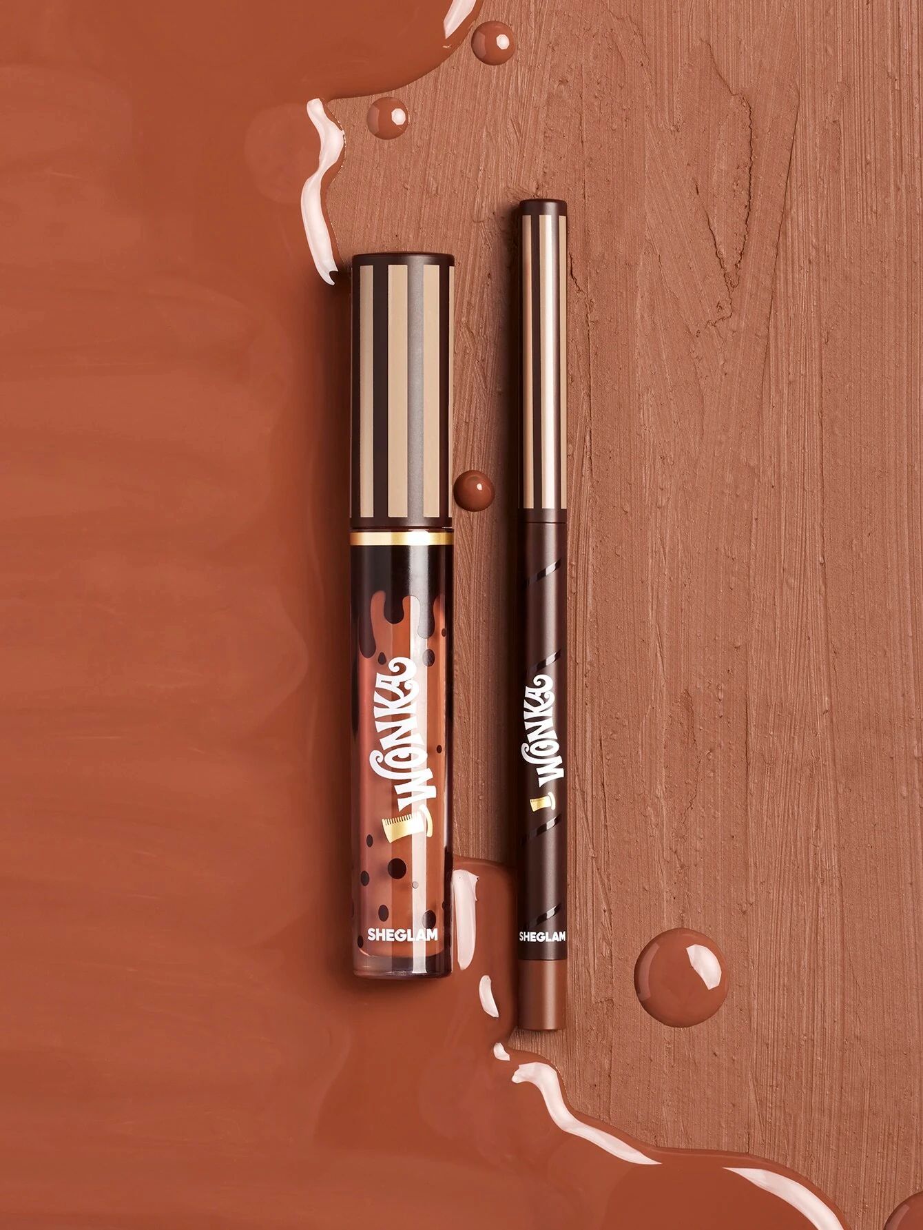 SHEGLAM Willy wonka Cocoa Kiss Lip Duo - Brownie Bite_0