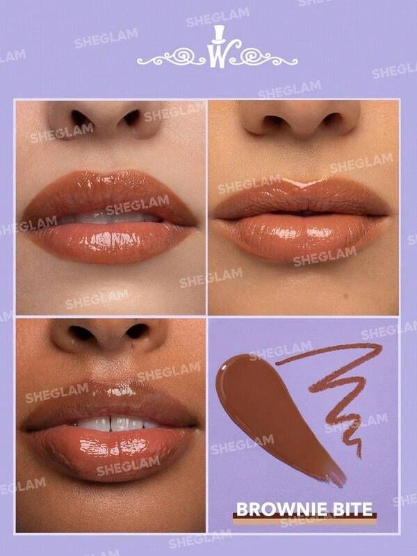 SHEGLAM Willy wonka Cocoa Kiss Lip Duo - Brownie Bite_1