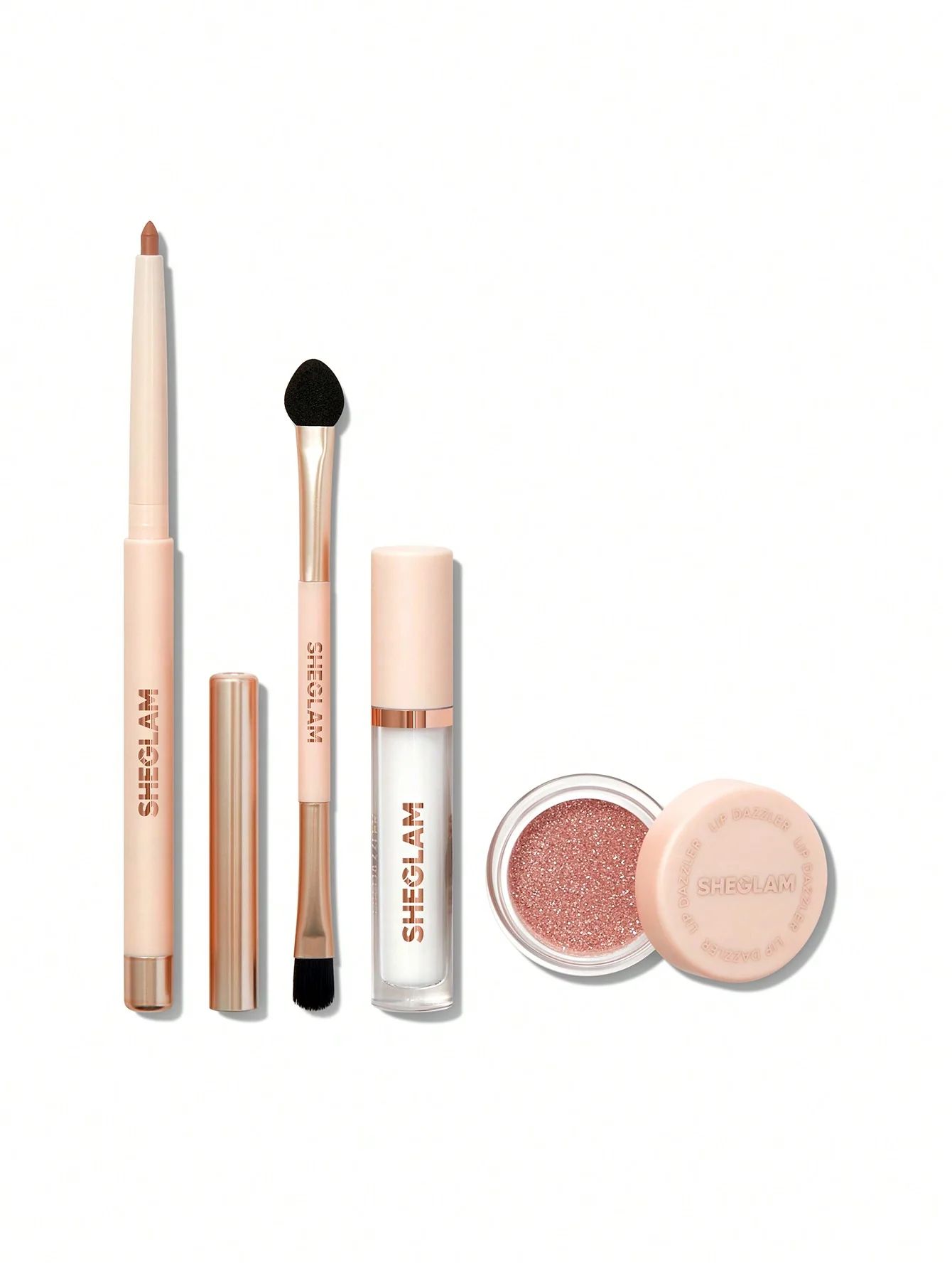 SHEGLAM Lip Dazzler Glitter Kit - Debutante_0