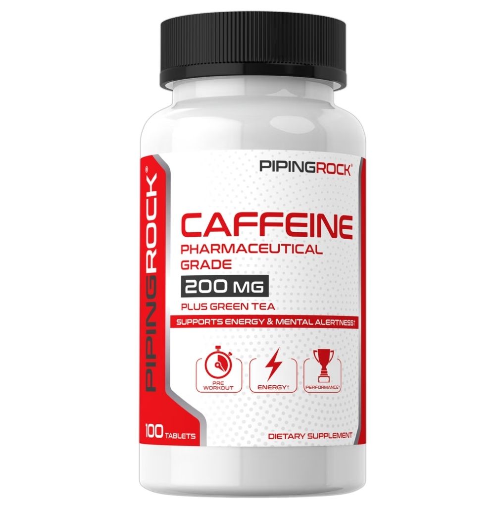 Piping Rock Caffeine 200 mg 100 Capsules _0