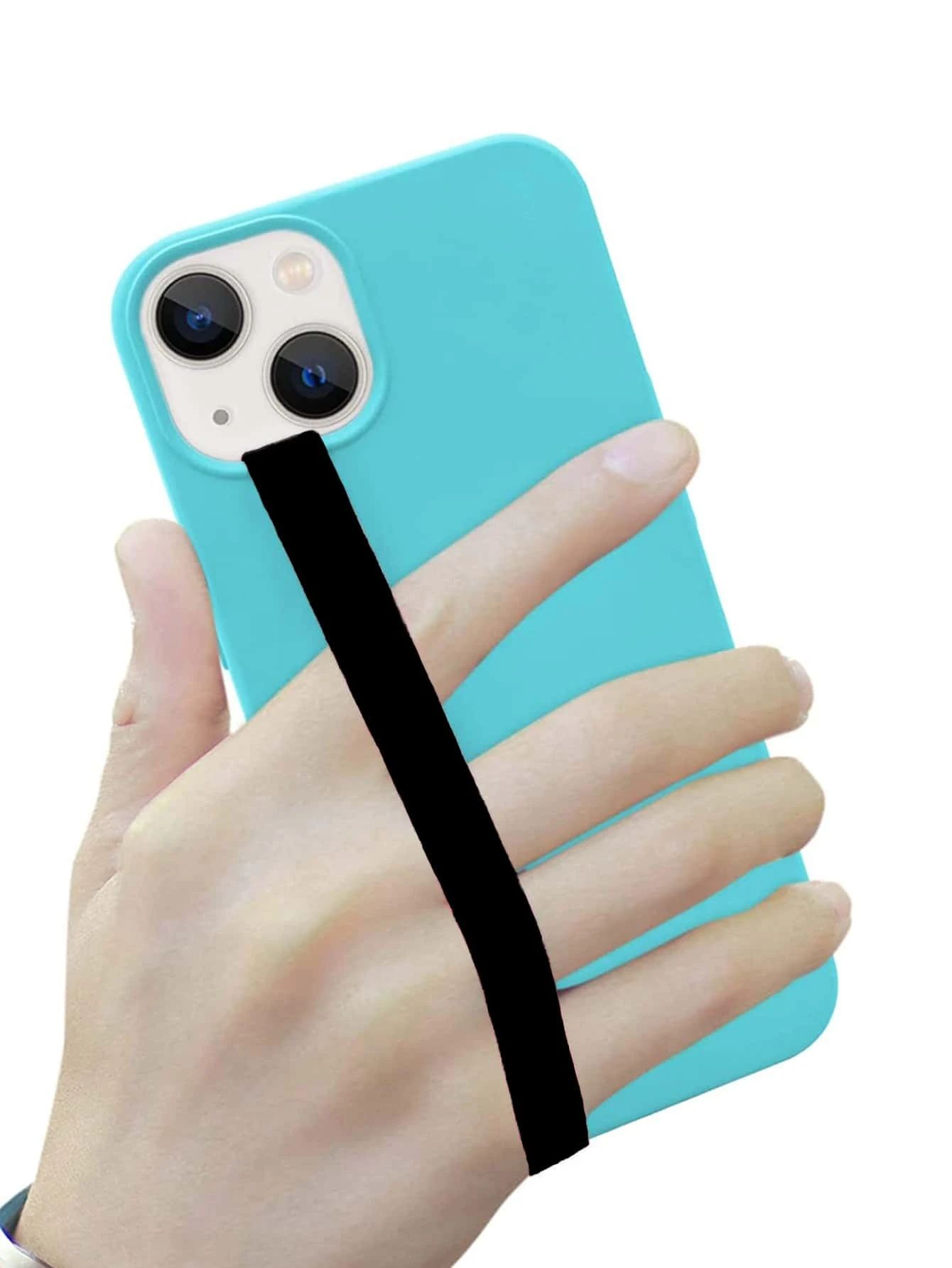 Plain Silicone Elastic Phone Handstrap_1