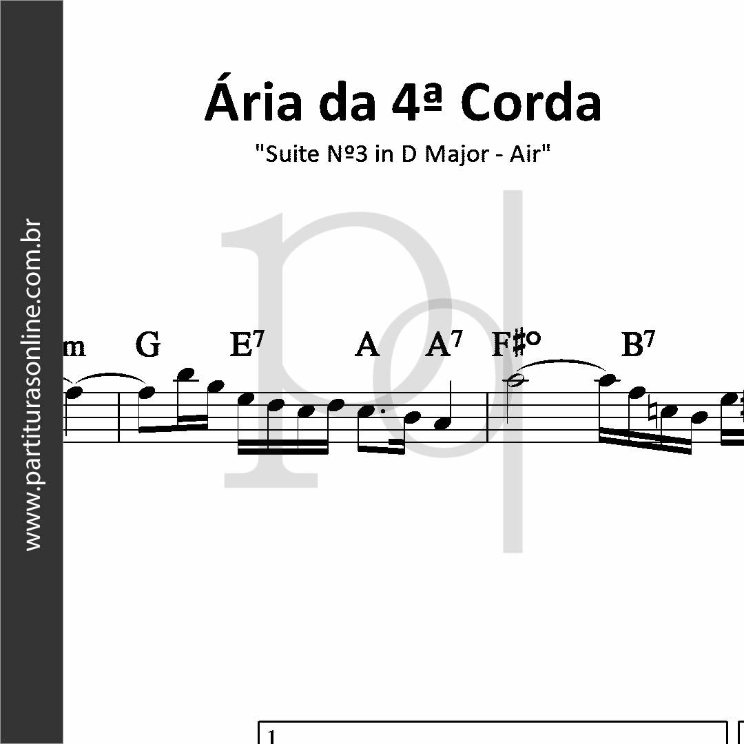 Ária da 4ª Corda • Suite Nº3 in D Major - Air_0