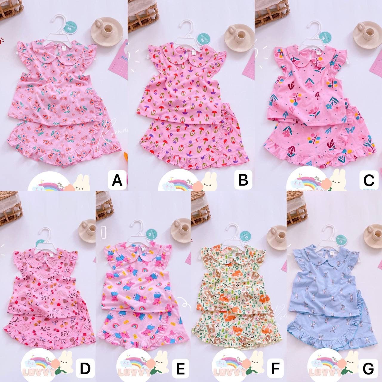 [159] Pretty Round Neck Collar Sleeveless Play Set (80~120)_0