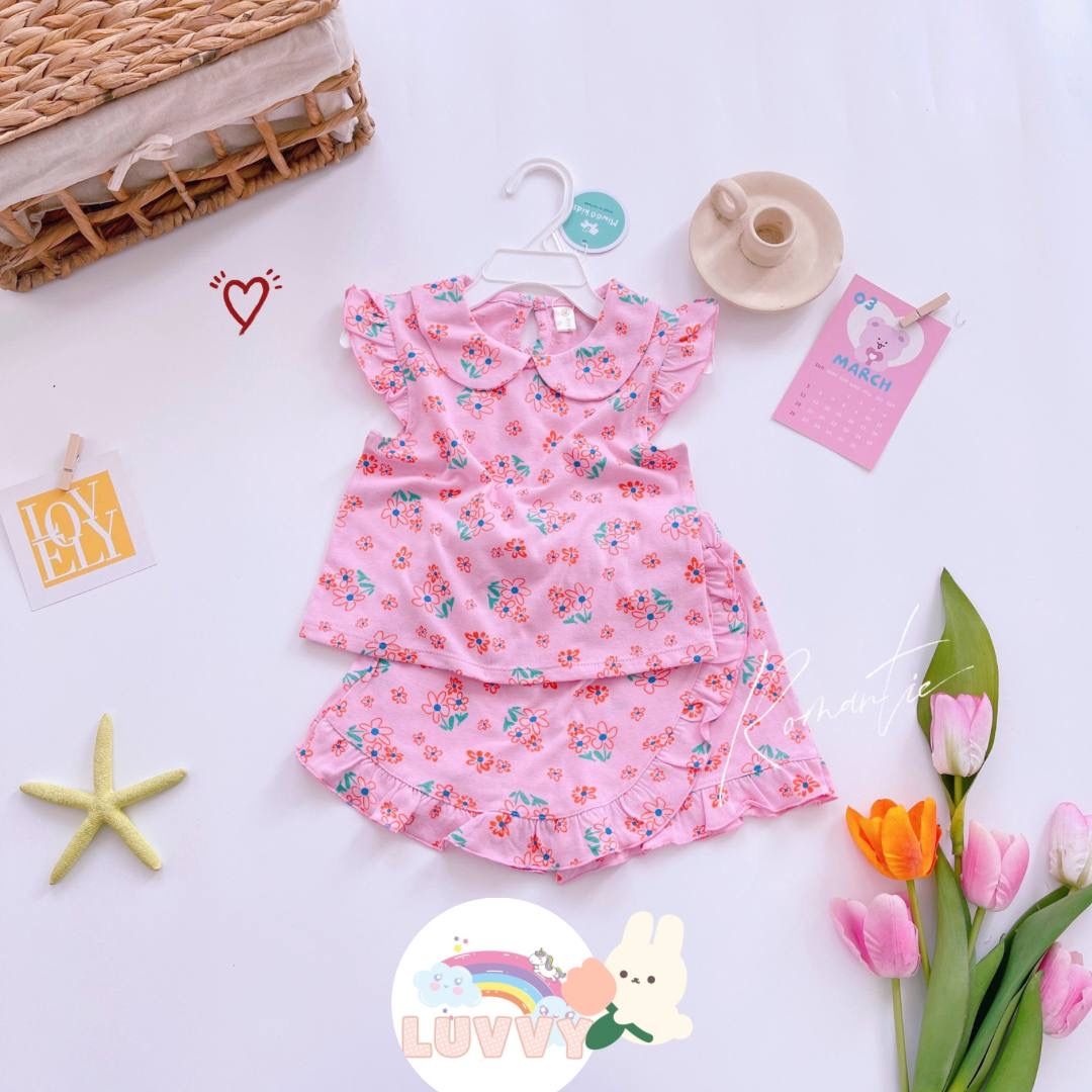 [159] Pretty Round Neck Collar Sleeveless Play Set (80~120)_1