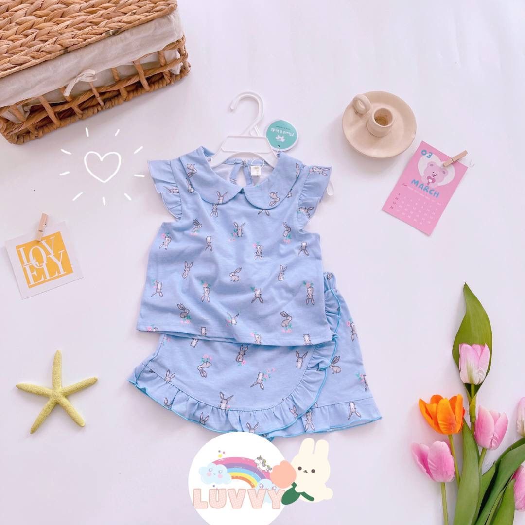 [159] Pretty Round Neck Collar Sleeveless Play Set (80~120)_7