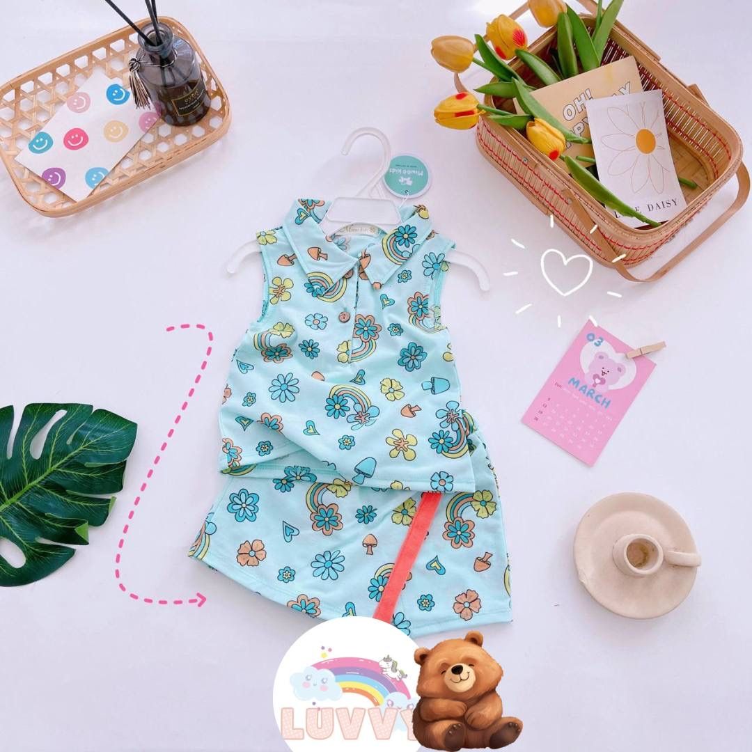 [161] Sleeveless Polo & Skorts Play Set (80~120)_6