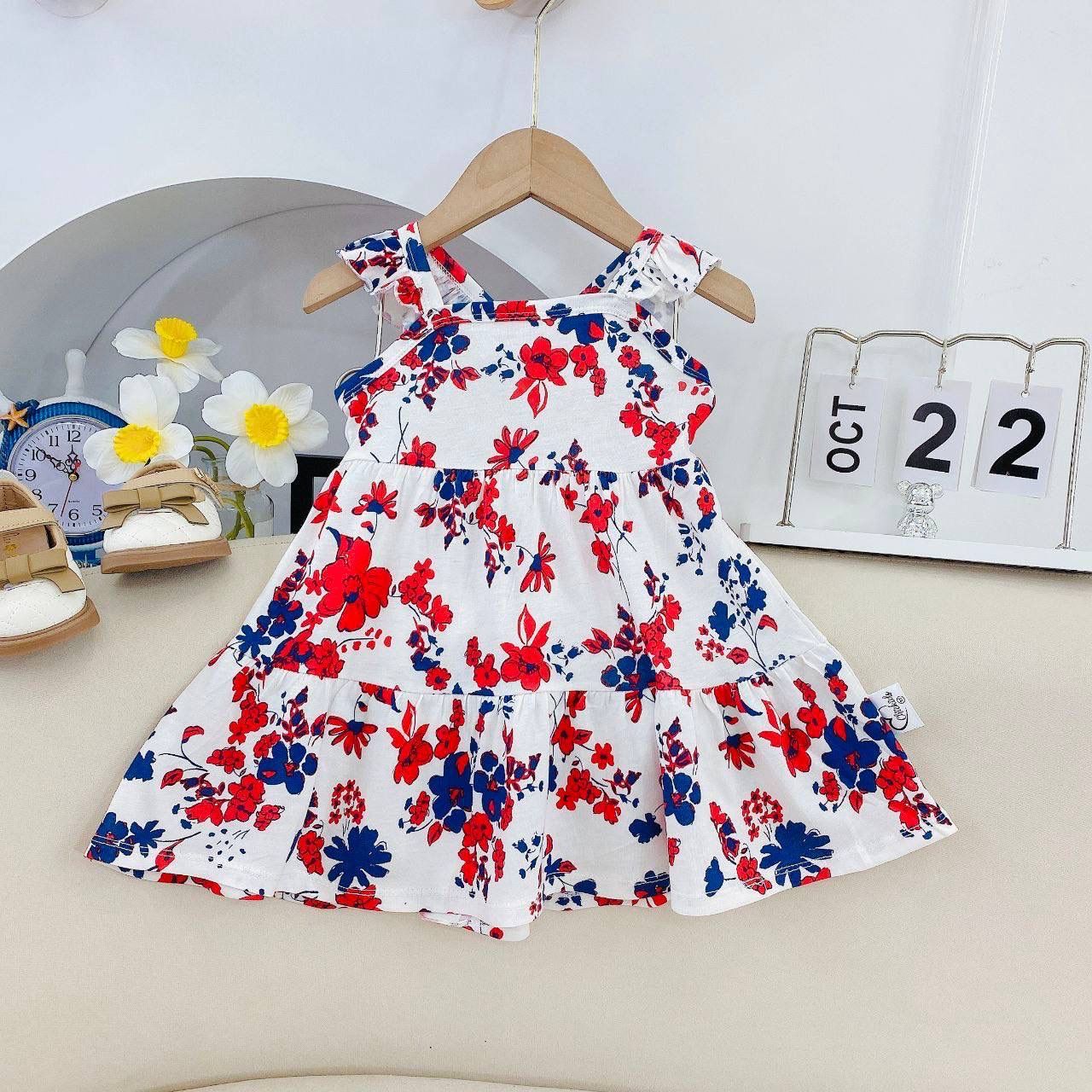 [167] Ruffle Cross Back Tiered Dress (3T~8T)_11