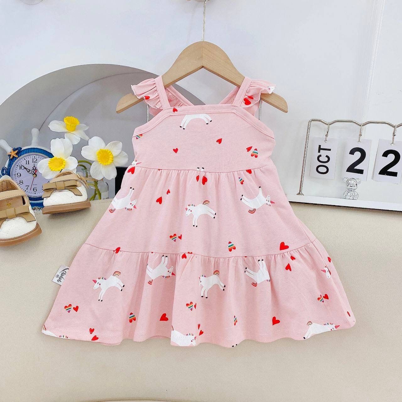 [167] Ruffle Cross Back Tiered Dress (3T~8T)_24