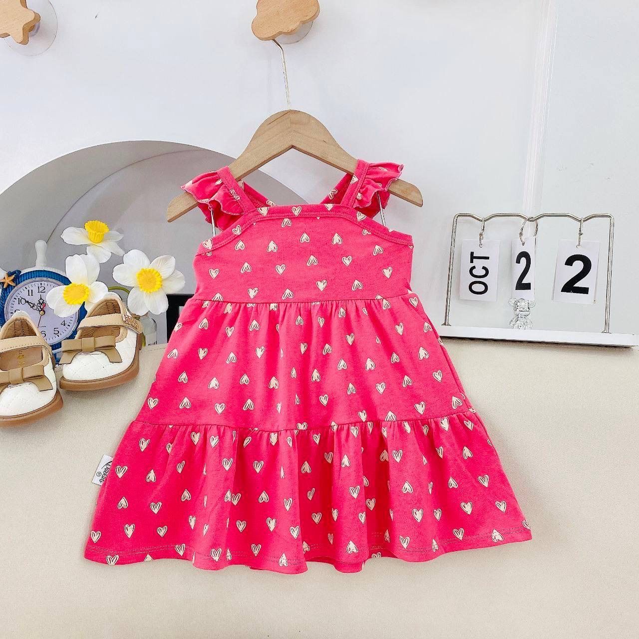 [167] Ruffle Cross Back Tiered Dress (3T~8T)_19