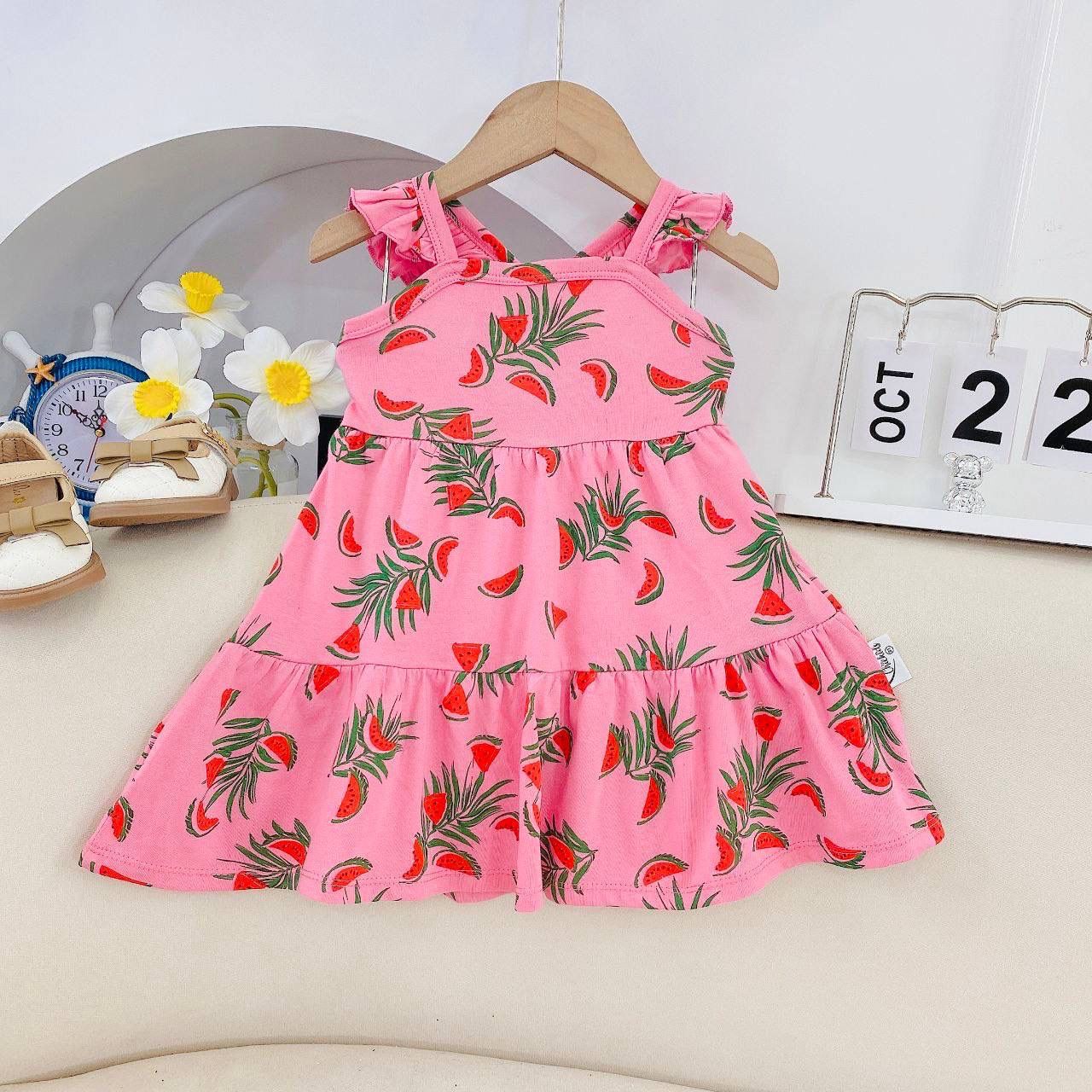 [167] Ruffle Cross Back Tiered Dress (3T~8T)_22