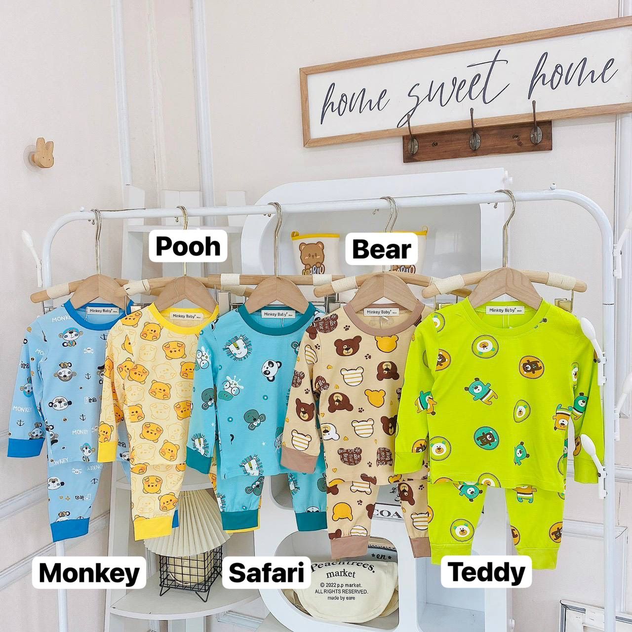 [163] Tsum Tsum & Prints PJs (80~130)_1