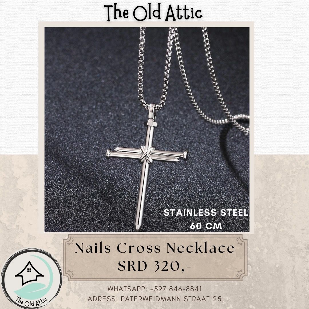 Nails cross necklace _0