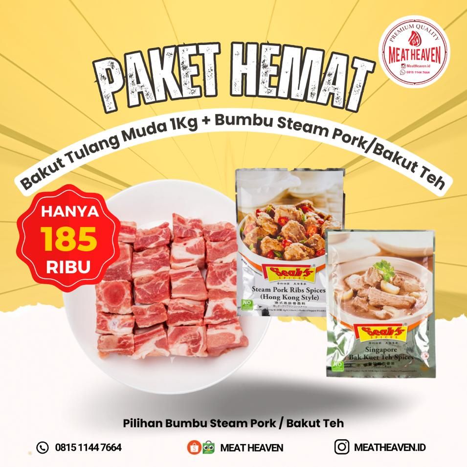 Paket Hemat Bakut 1KG + Bumbu Steam/Bakut teh_0