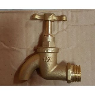 CITY L/D Brass Bib Water Tap / Kepala Paip 1/2"_0