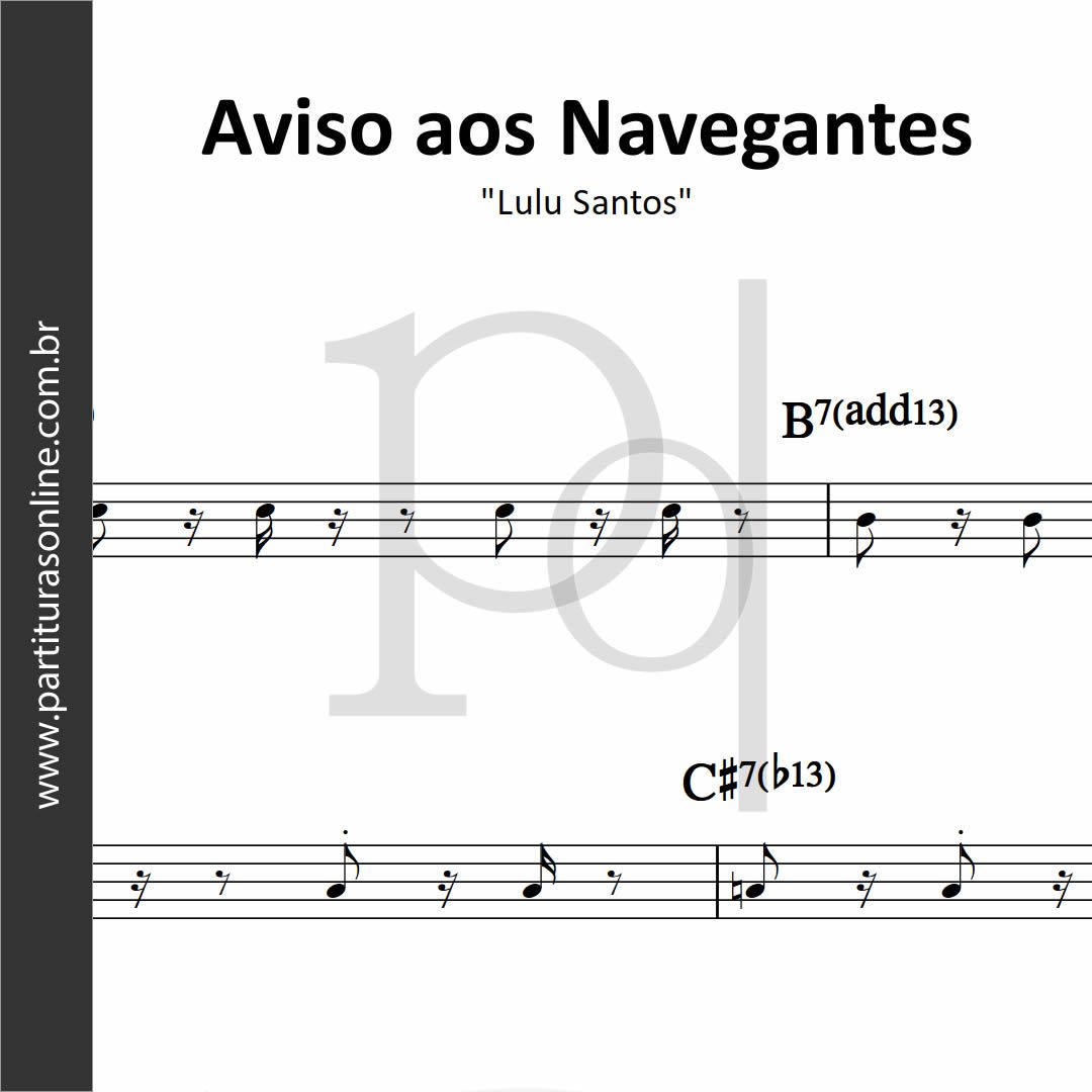 Aviso Aos Navegantes • Lulu Santos_0