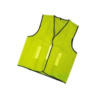 Reflective Safety Vest Jacket High Visibility Vest Construction Vest (Green And Orange)_0