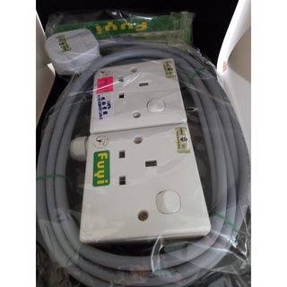 2 Way Extension Wire Trailing Box Sino (5 meter)_0