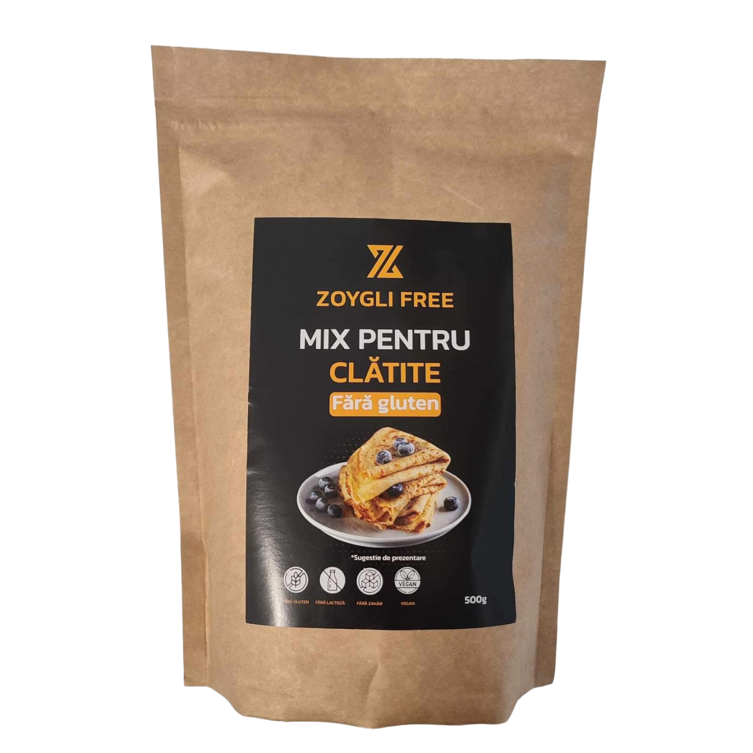 Mix clătite fără gluten Zoygli Free 500g_0