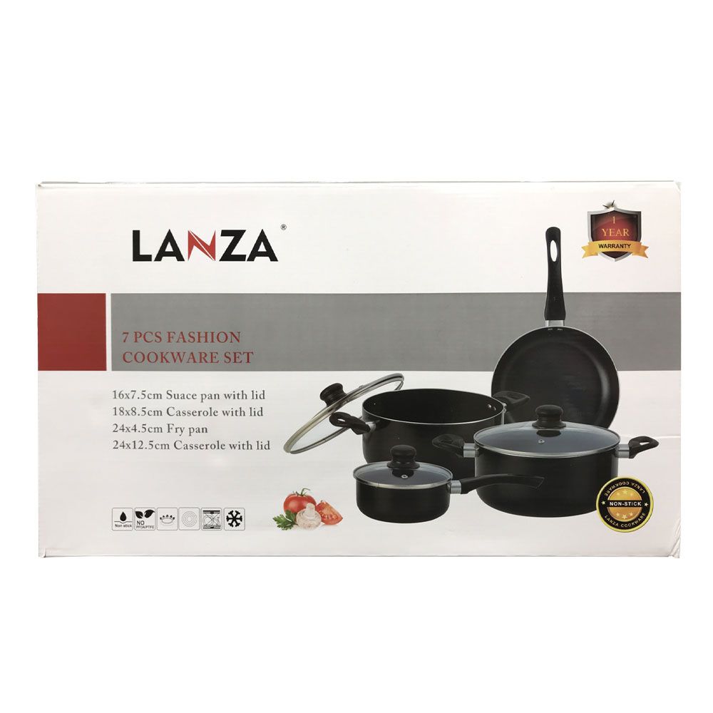 Lanza Cookware Set Non-stick 7Pcs_1