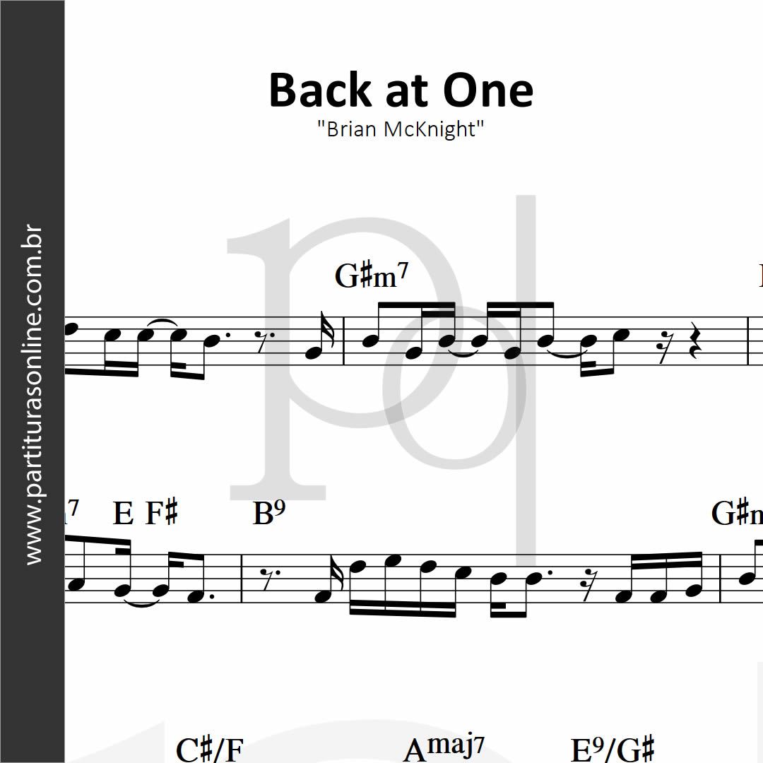 Back at One • Brian McKnight_0