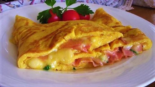 Omlet sir - šunka_0