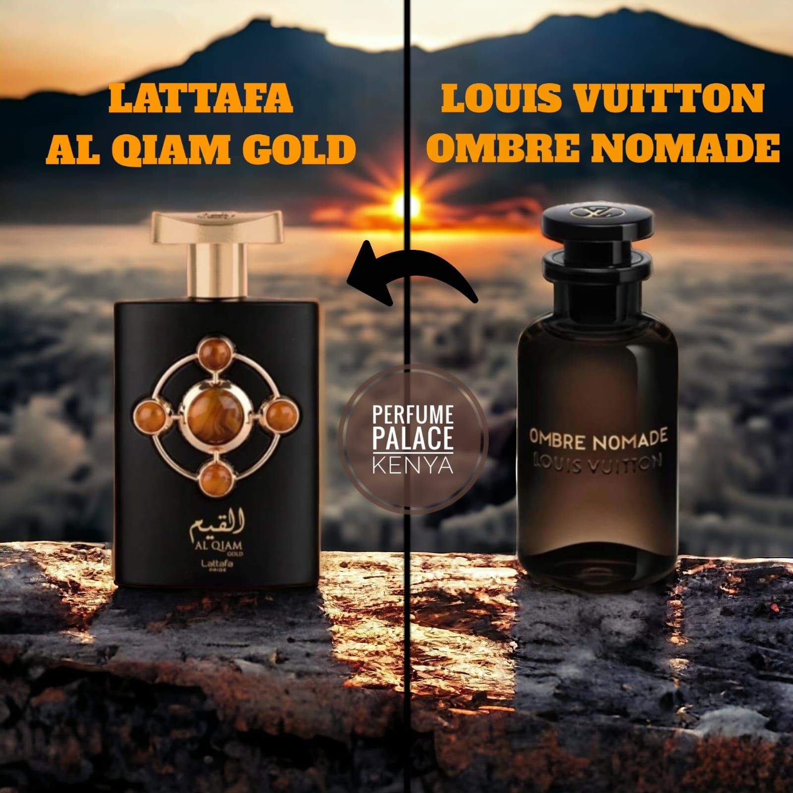  LATTAFA AL QIAM GOLD - LOUIS VUITTON OMBRE NOMADE_0