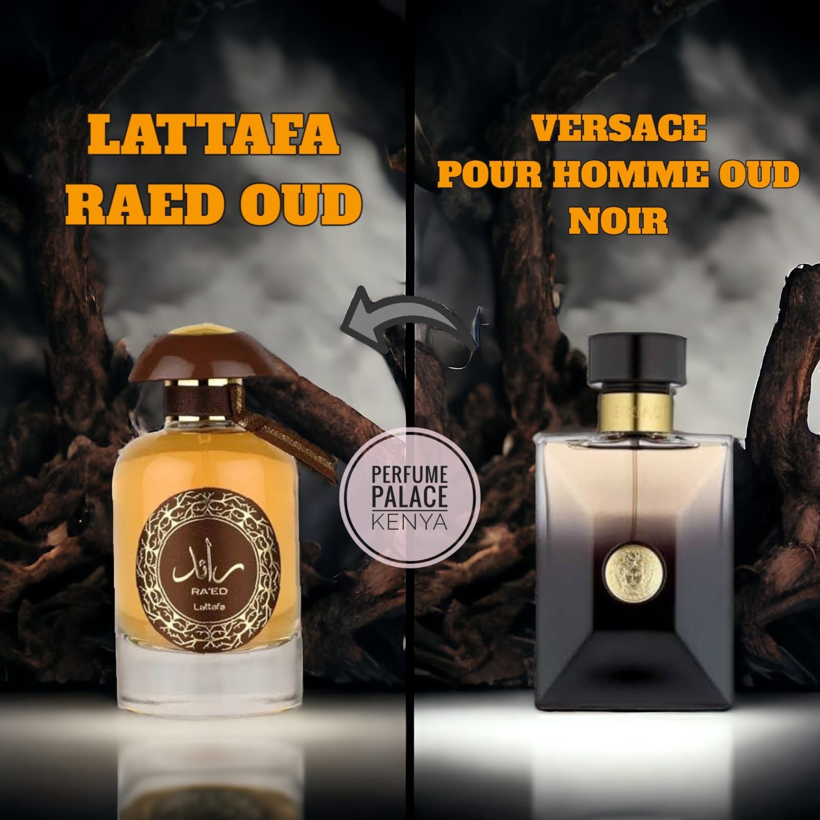  LATTAFA RAED OUD -VERSACE POUR HOMME OUD NOIR_0