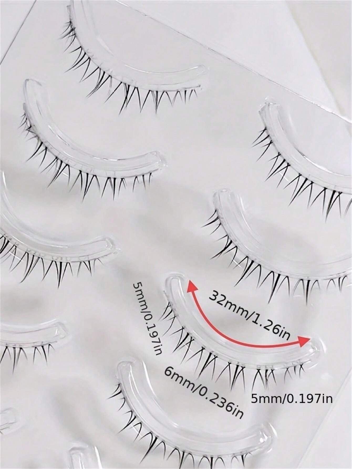 5pairs Thin Under Eyelashes_4