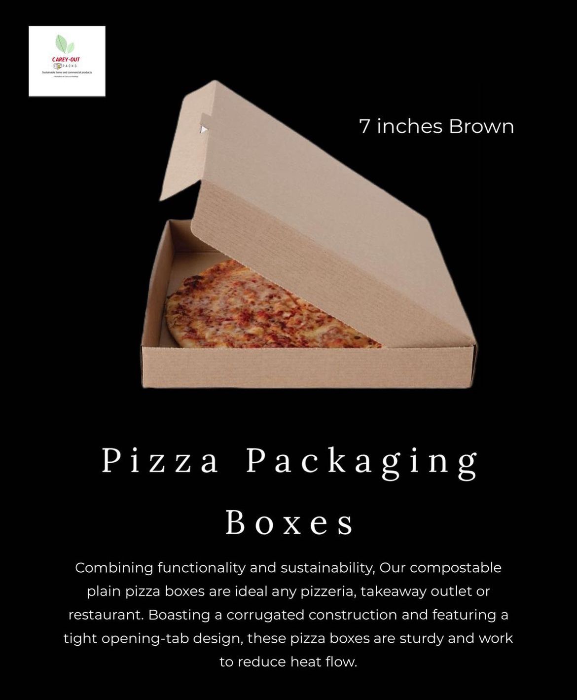 7” BROWN PIZZA BOXES _1