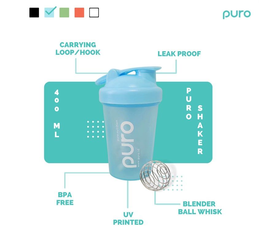 PURO Shaker 400 Ml Blue_1