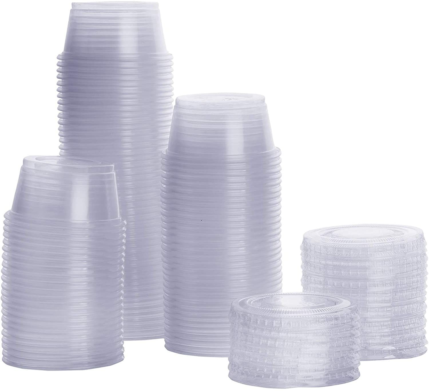 Disposable Clear Plastic Cups 25 ml_0