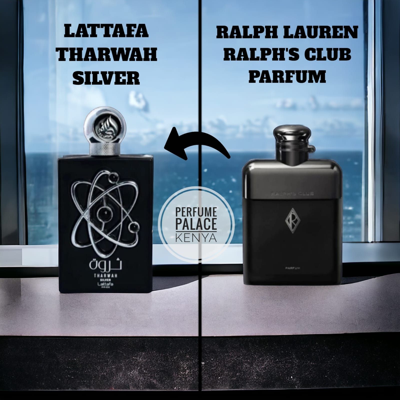  LATTAFA  THARWAH SILVER - RALPH LAUREN  RALPH'S CLUB PARFUM_0