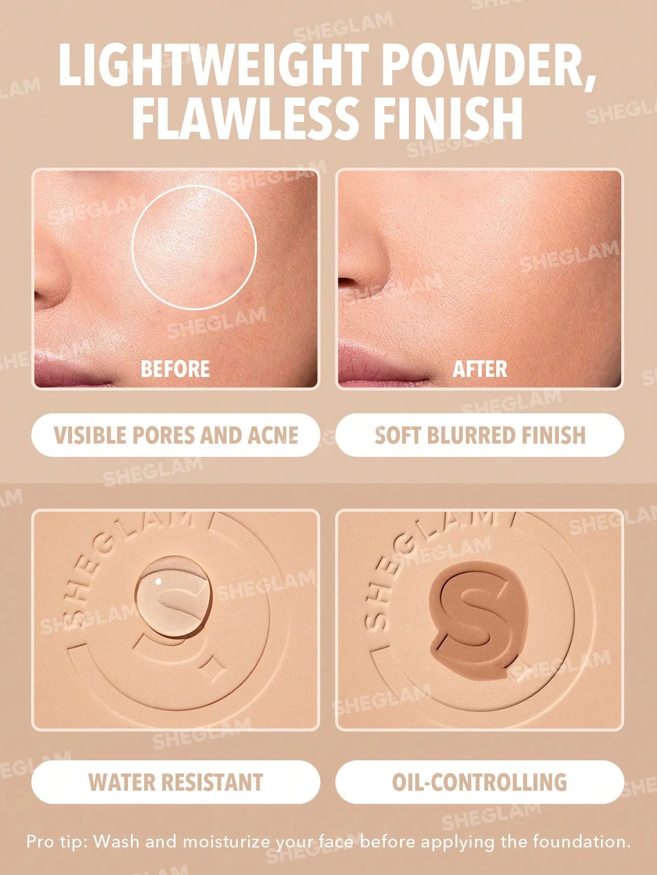 SHEGLAM Skin-Focus High Coverage Powder Foundation - Linen_5