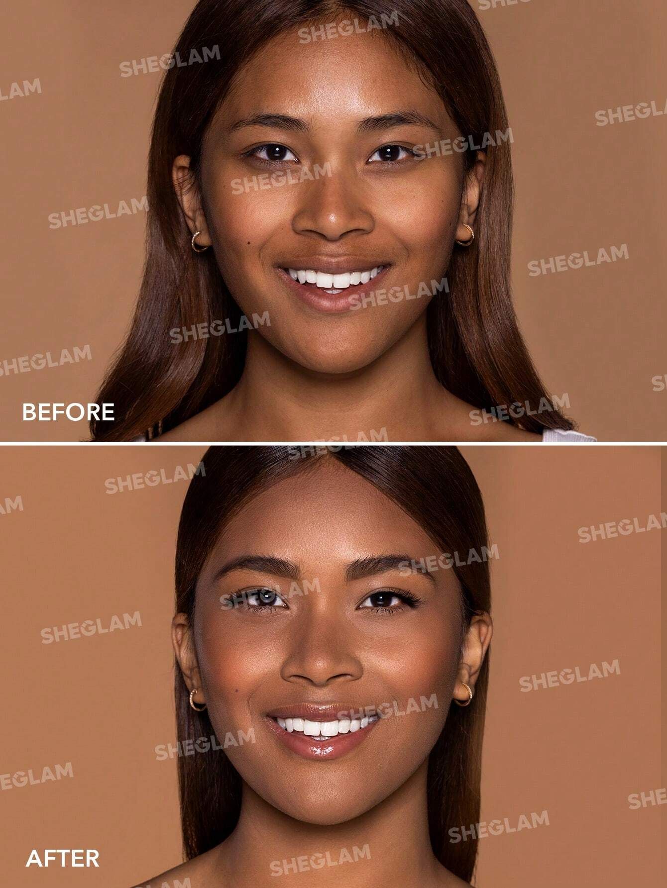 SHEGLAM Full Coverage Foundation Balm Sample - Chestnut_1