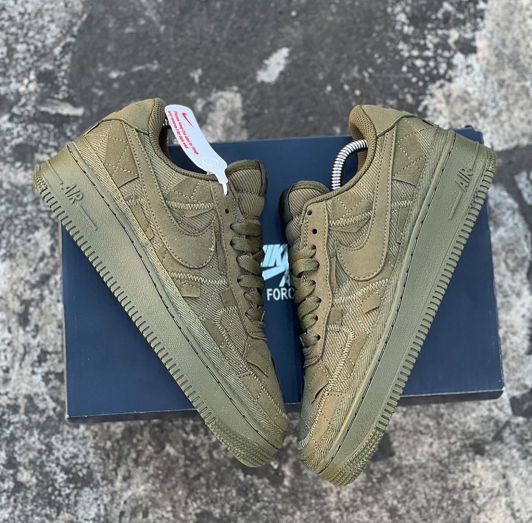 Nike Air Force 1 Canvas Medium Olive_0