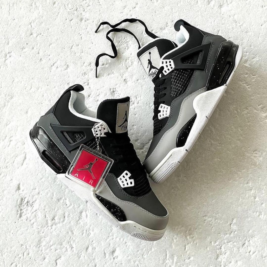 Air Jordan 4 Retro Fear Pack _0