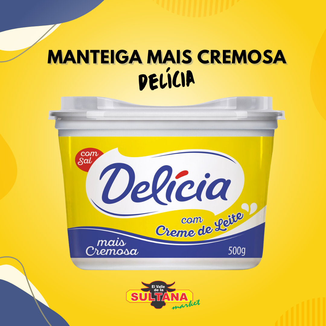 Manteiga Mais Cremosa Delícia 500g_0