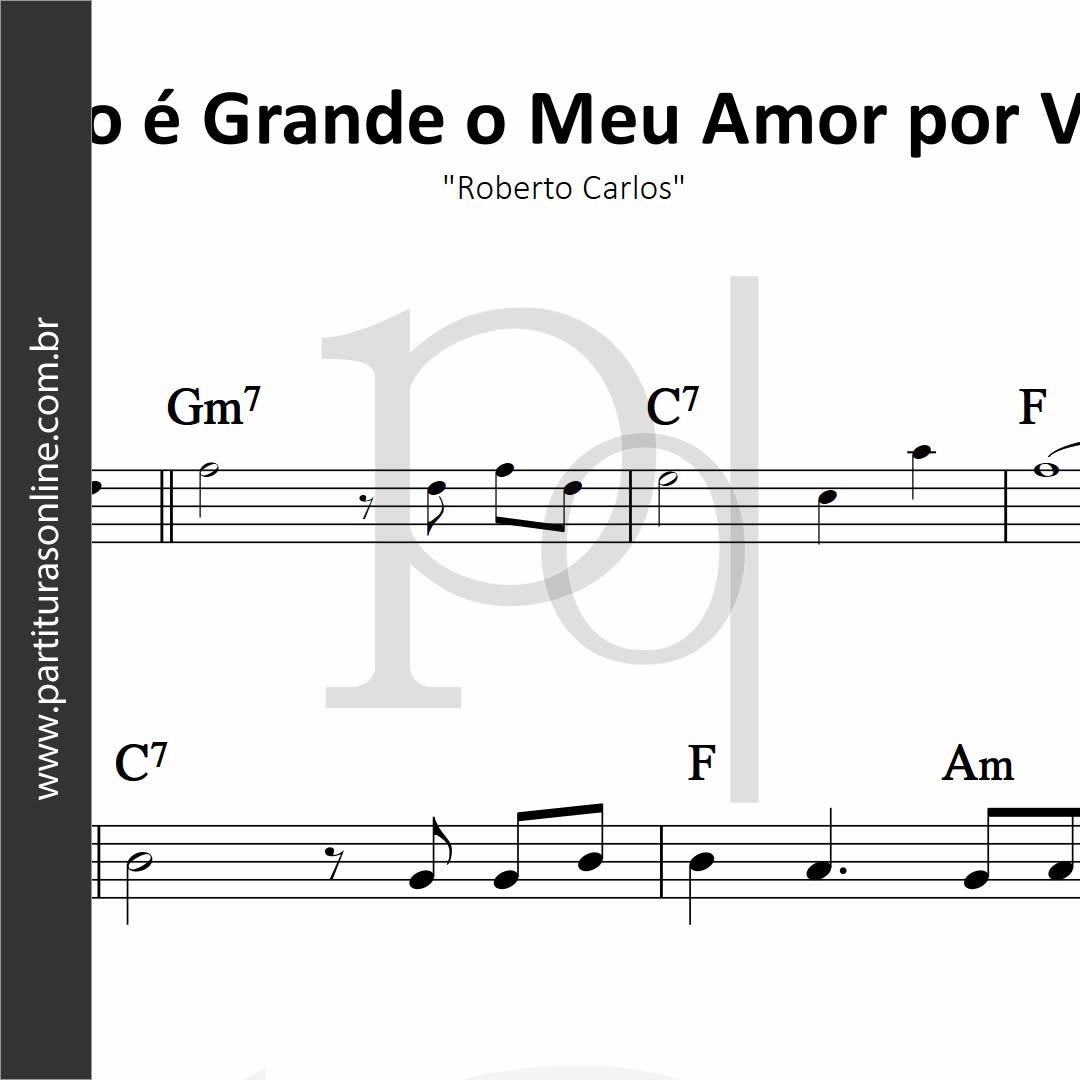 Como é Grande o Meu Amor por Você • Roberto Carlos _0