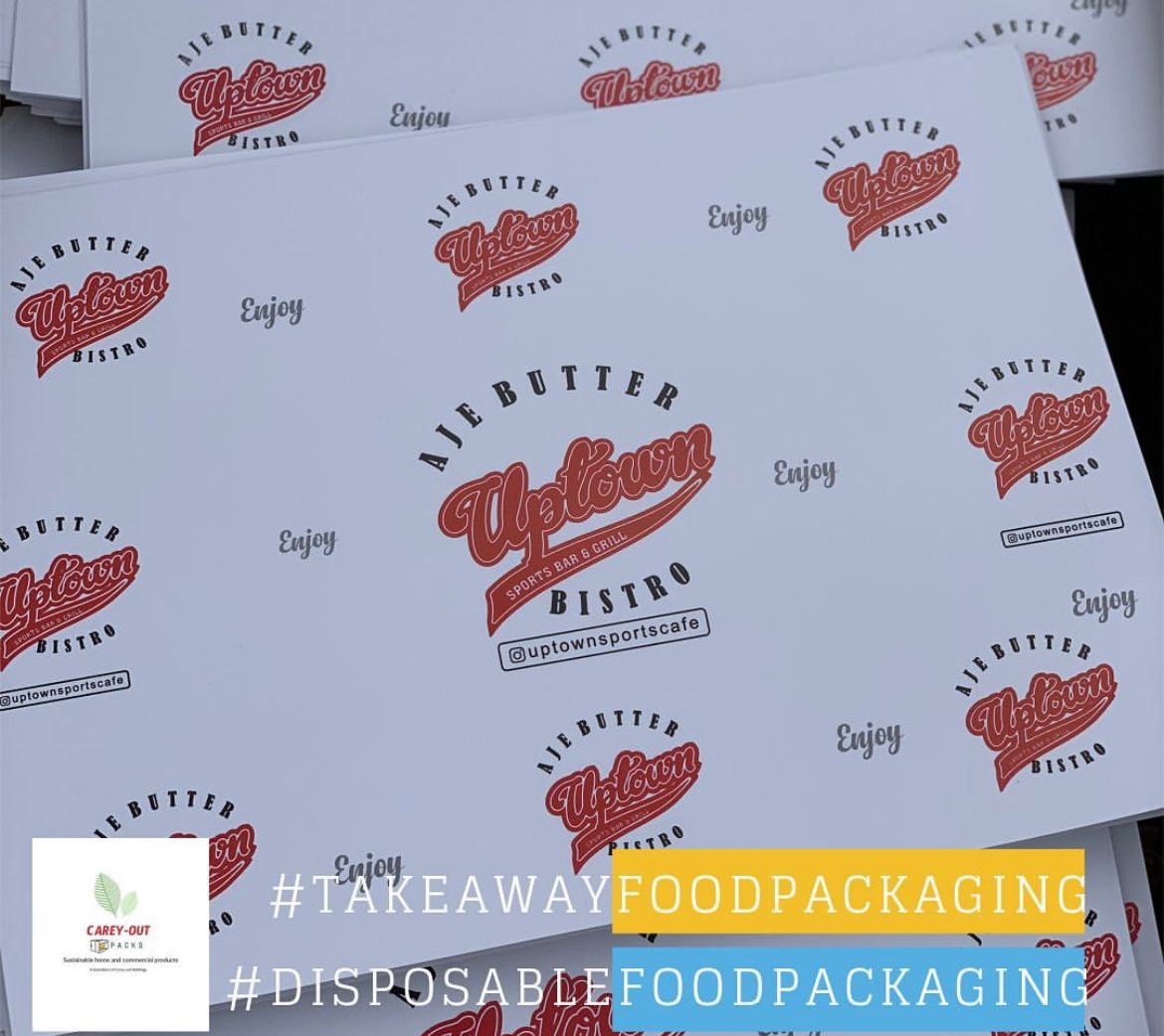 BRANDED FOOD WRAPPING PAPERS - MINIMUM ORDER OF 1000 SHEETS _13