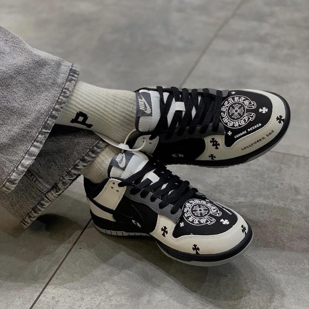 Nike Dunk low Chrome Hearts _1