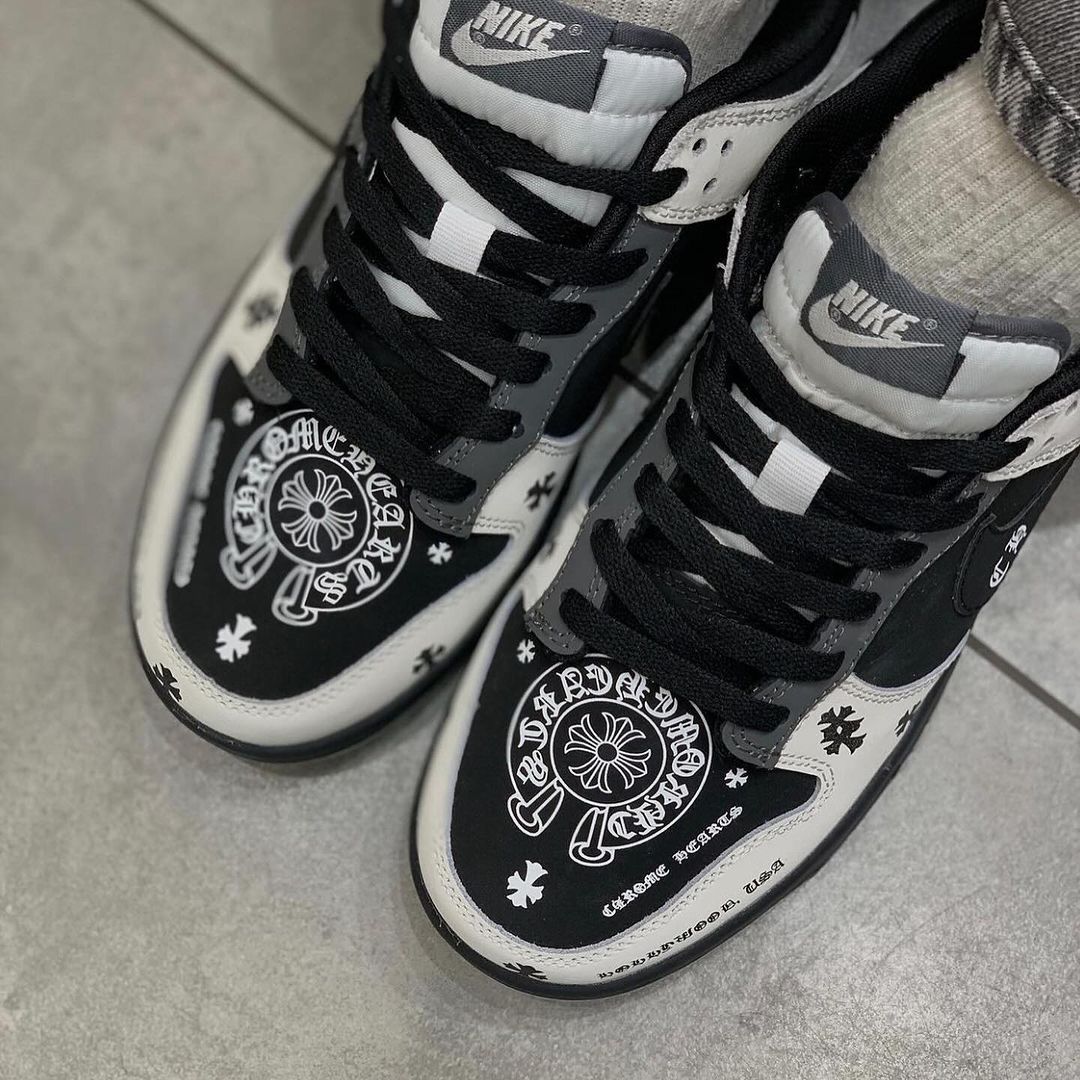 Nike Dunk low Chrome Hearts _0