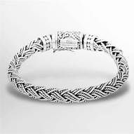 Bracelet argent 925 maille de palmier _0