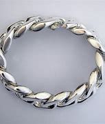 Bracelet argent jonc agencé _0