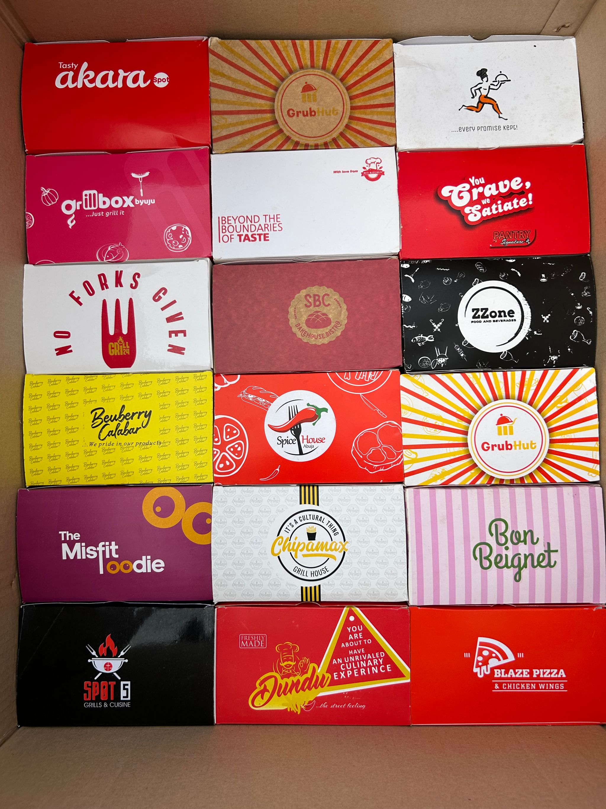 BRANDED TAKEOUT BOXES - 6” x 3” x 3” / MINIMUM ORDER QUANTITY OF 500 PIECES _4