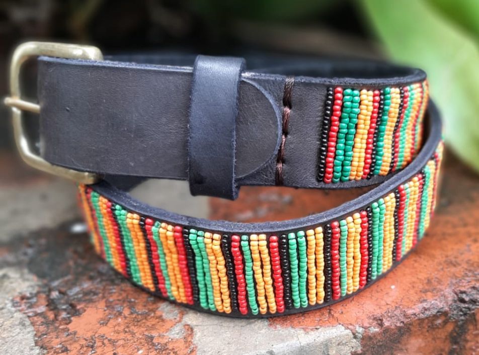 28" Full beaded 4cm width belt - Polocrosse World Cup 2024 Limited Edition_0