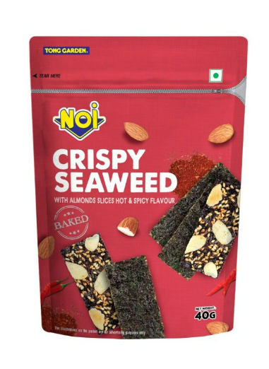 Baked Crispy Seaweed with Hot & Spicy Almond Slices (40g)_0