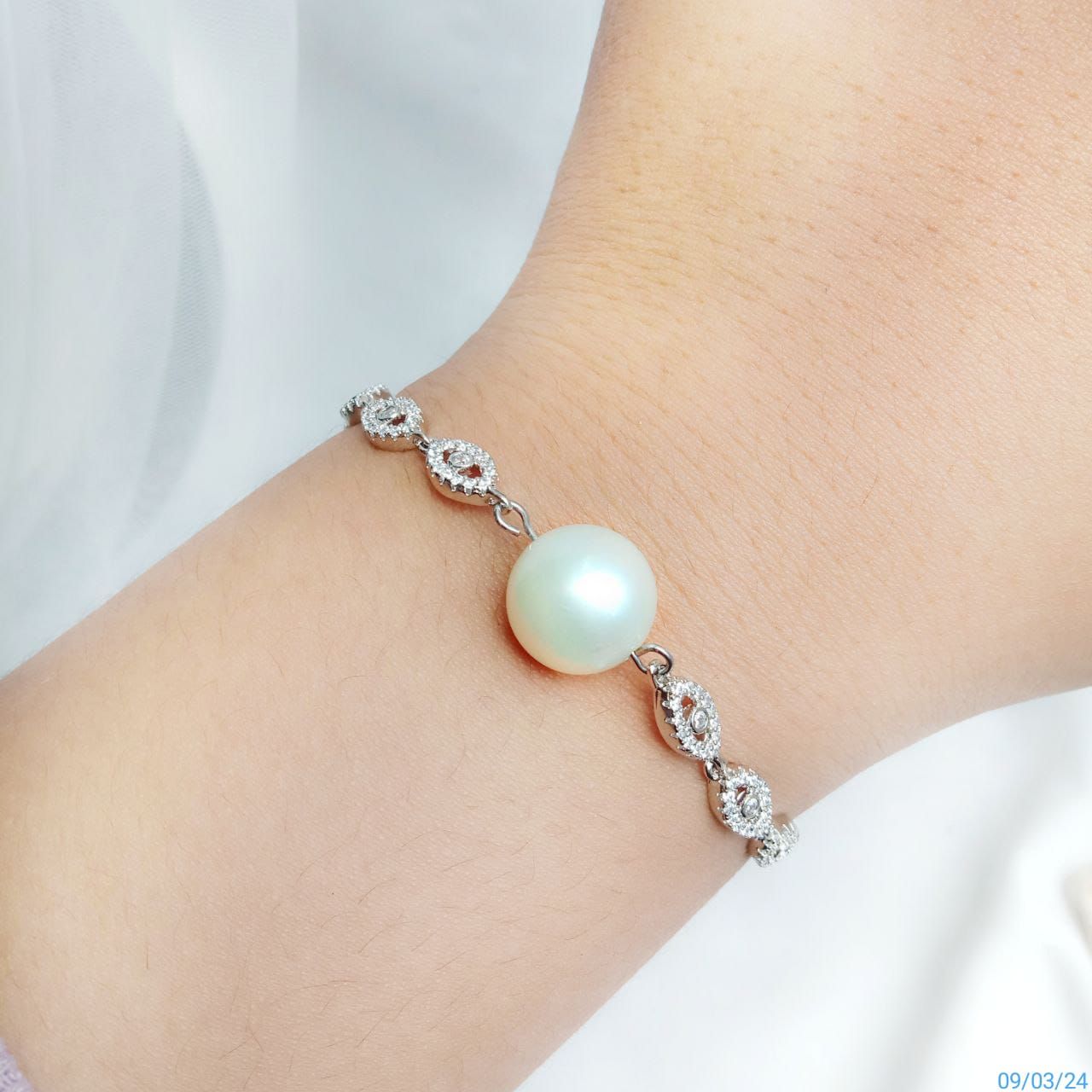 Single Freshwater Pearl Bracelet_0