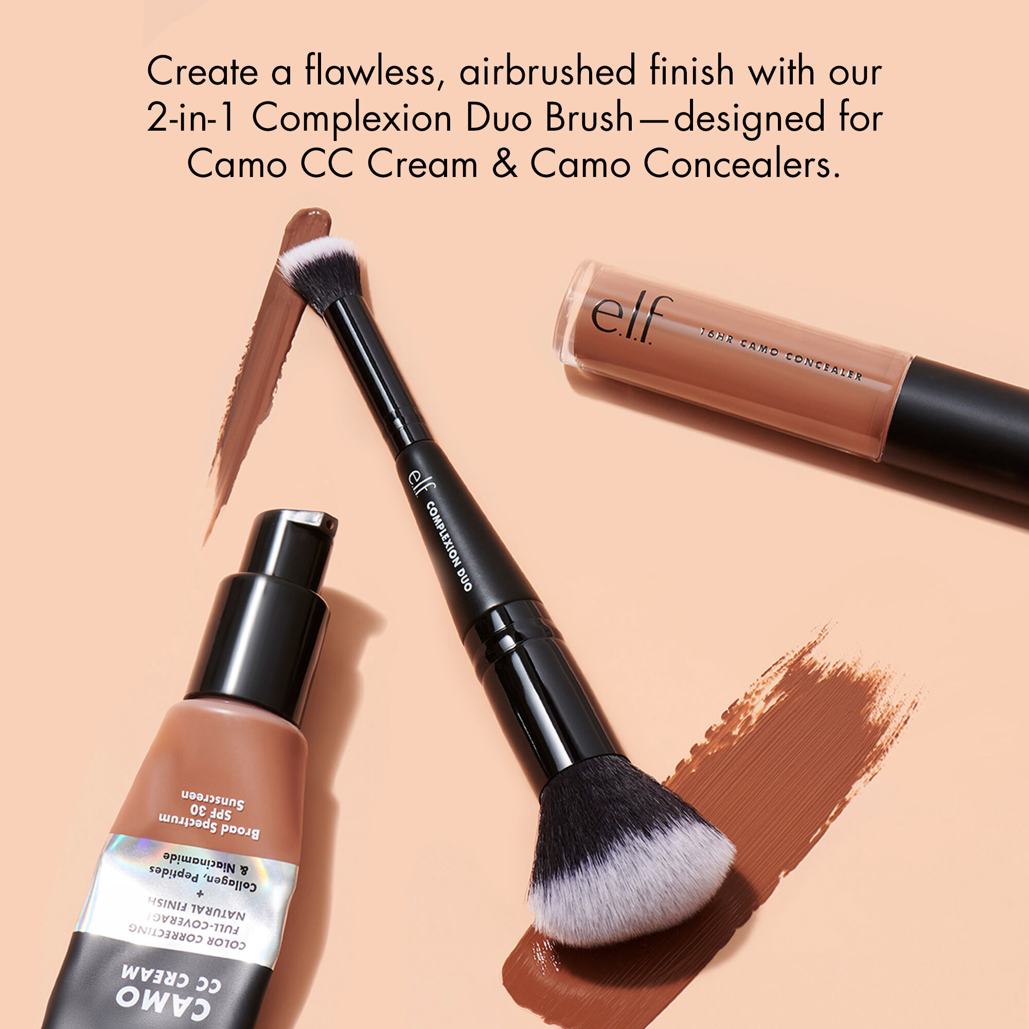 e.l.f. Concealer & Foundation Complexion Duo Brush_1